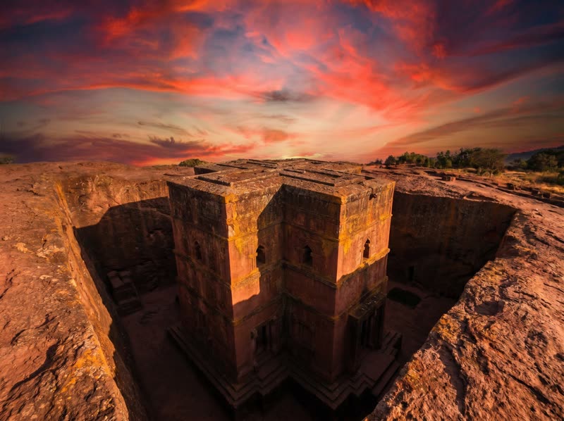 Église monolithique de Lalibela, Éthiopie