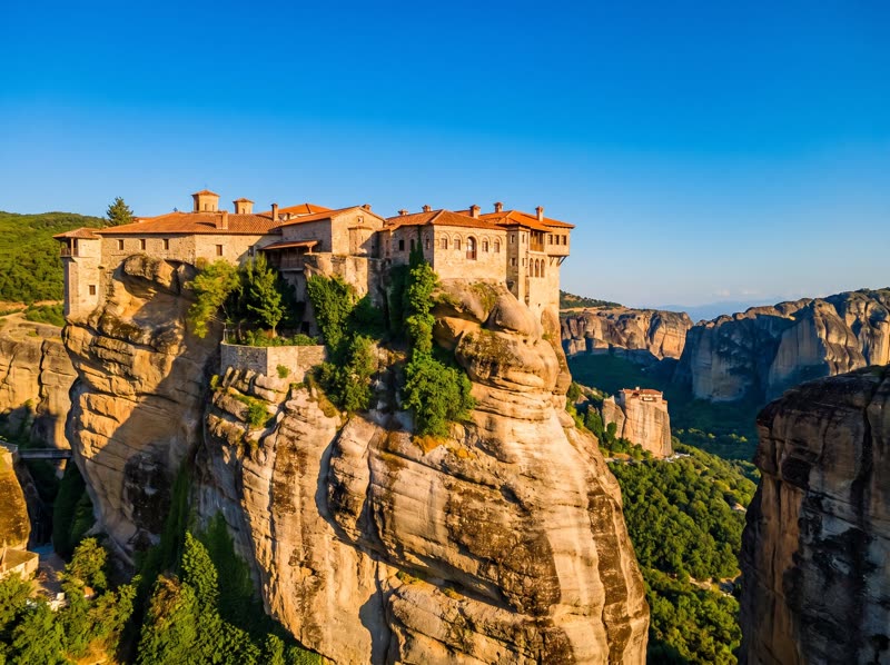 Monastères de Météores en Grèce