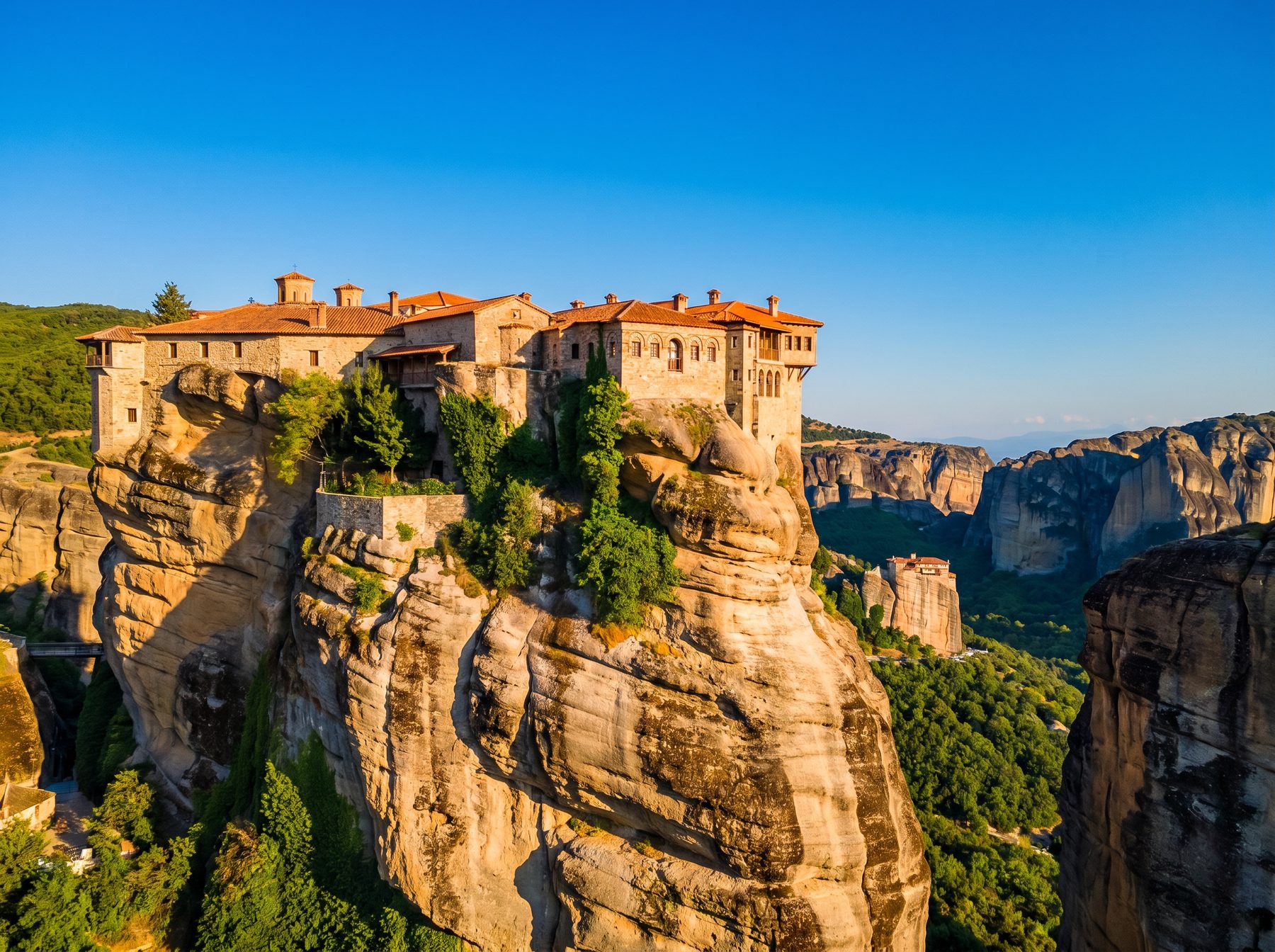 Monastères de Météores en Grèce